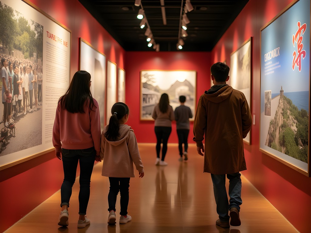 Interactive exhibit at Japanese American National Museum in Los Angeles
