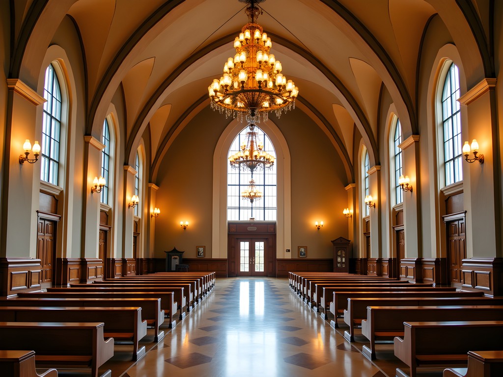 The stunning Art Deco Great Hall of The Durham Museum in Omaha
