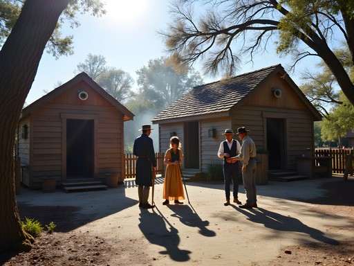 Historical medical demonstration at Fort Christmas Historical Park in Orlando