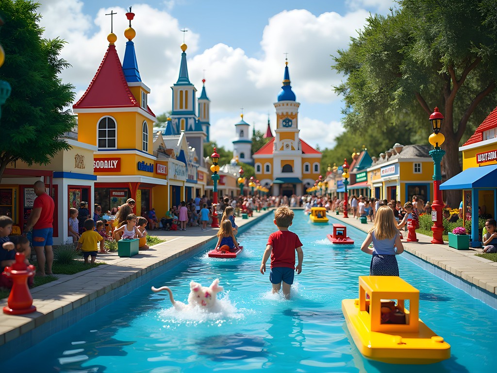 LEGOLAND Florida's impressive Miniland USA with LEGO city skylines