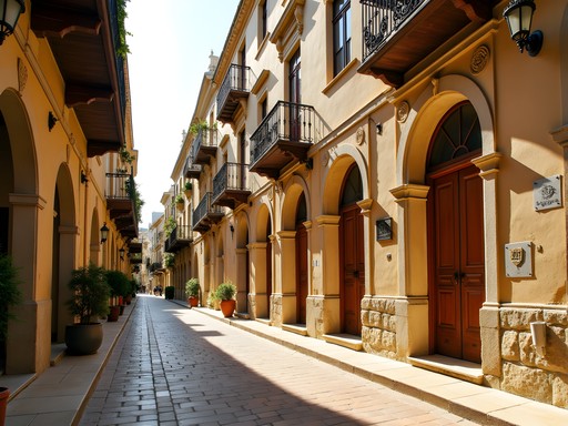 Architectural details on the historic Street of the Knights in Rhodes Old Town