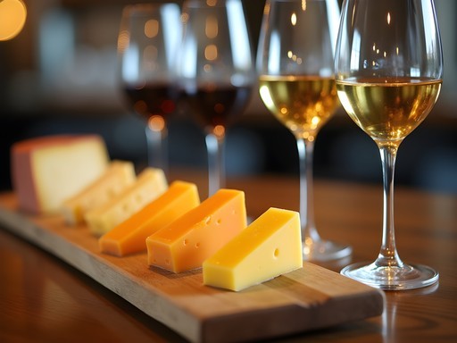Elegant cheese and wine pairing at L'Amuse cheese shop in Amsterdam