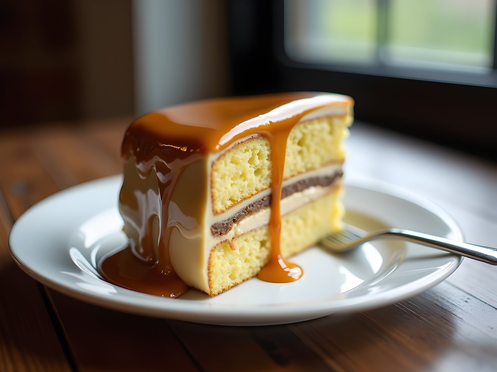 Traditional Southern caramel cake from Southern Sweets Bakery in Atlanta