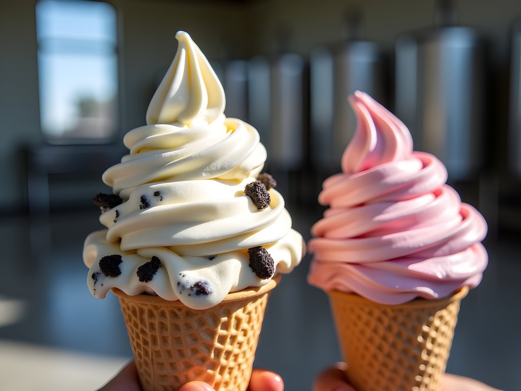 Fresh ice cream cones from South Dakota State University Dairy Bar