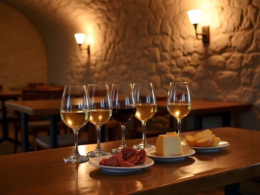 Wine tasting in a traditional Budapest cellar with Hungarian wine varieties