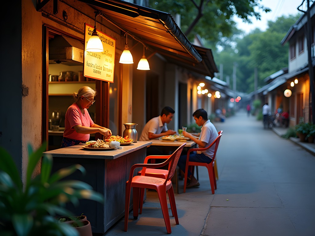 Small family-run restaurant in a Nimman side street with authentic northern Thai dishes