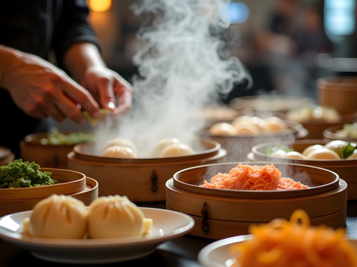 Traditional dim sum preparation at Li Wah restaurant in Cleveland's AsiaTown