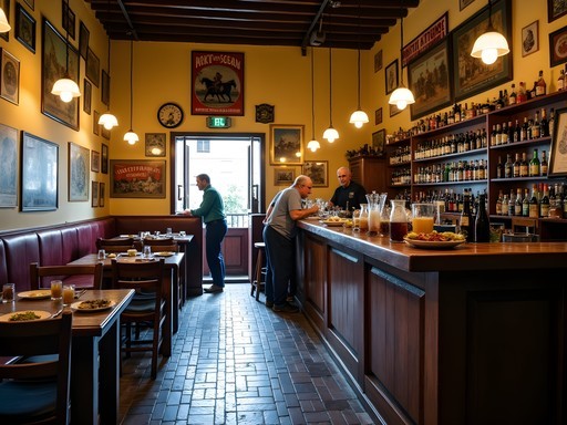 Interior of authentic neighborhood tavern in Cordoba's San Andrés district
