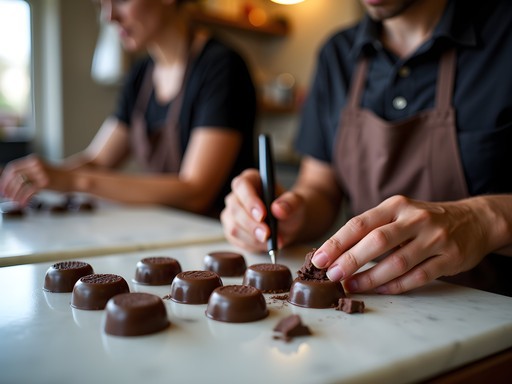 Artisanal chocolate making workshop at Seriously Good Chocolate Company