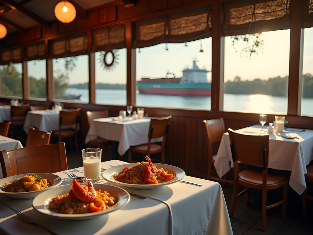 Riverside restaurant in Kenner with authentic Cajun cuisine and Mississippi River views