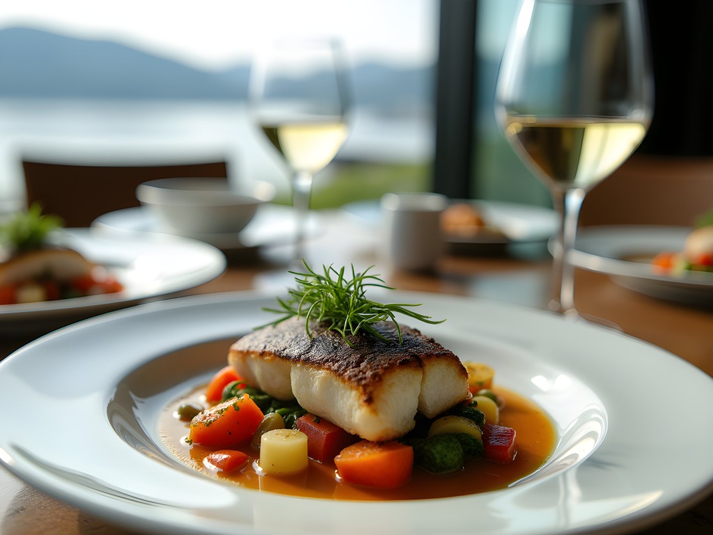 Traditional Hungarian cuisine paired with Lake Balaton wines