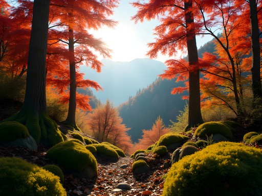 Foraging for mountain vegetables in the Japanese Alps during autumn