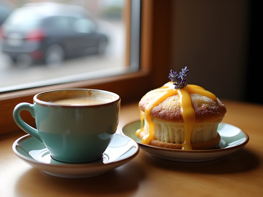 Artisanal coffee and local pastries at Blacksmith Coffee Roastery in Salina Kansas