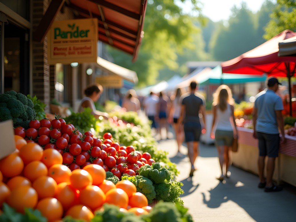 Vibrant summer produce at the Central New York Regional Market in Syracuse