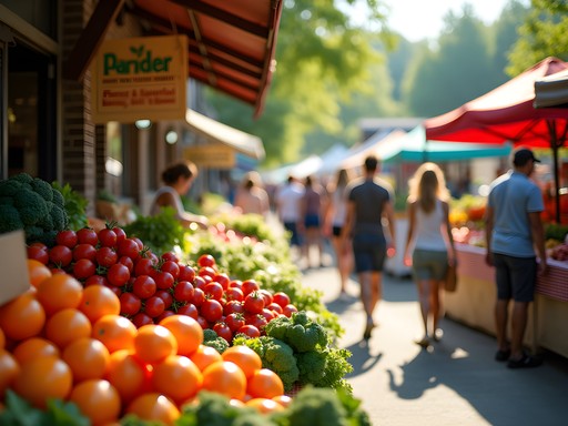 Vibrant summer produce at the Central New York Regional Market in Syracuse