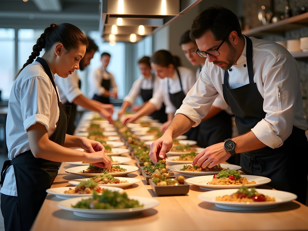 Chef preparing traditional dishes at With Love Restaurant in Syracuse