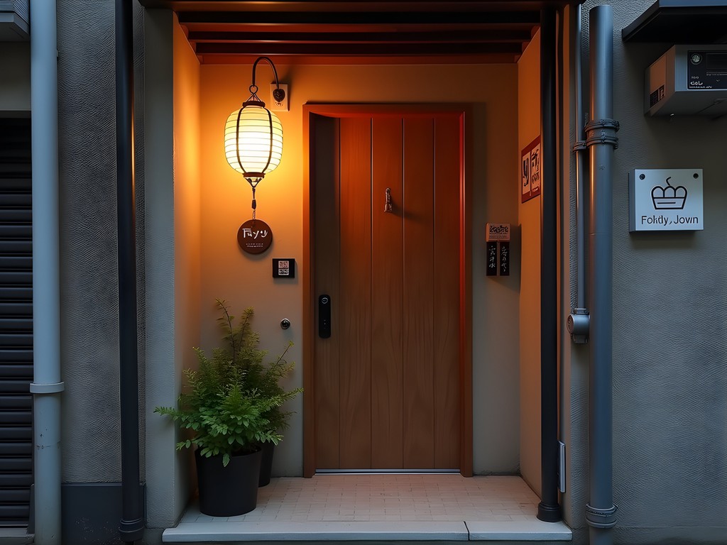Unmarked entrance to a hidden Tokyo izakaya