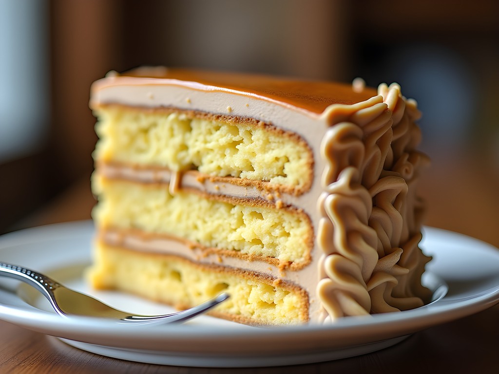 Multi-layered caramel cake from Edgar's Bakery in Tuscaloosa