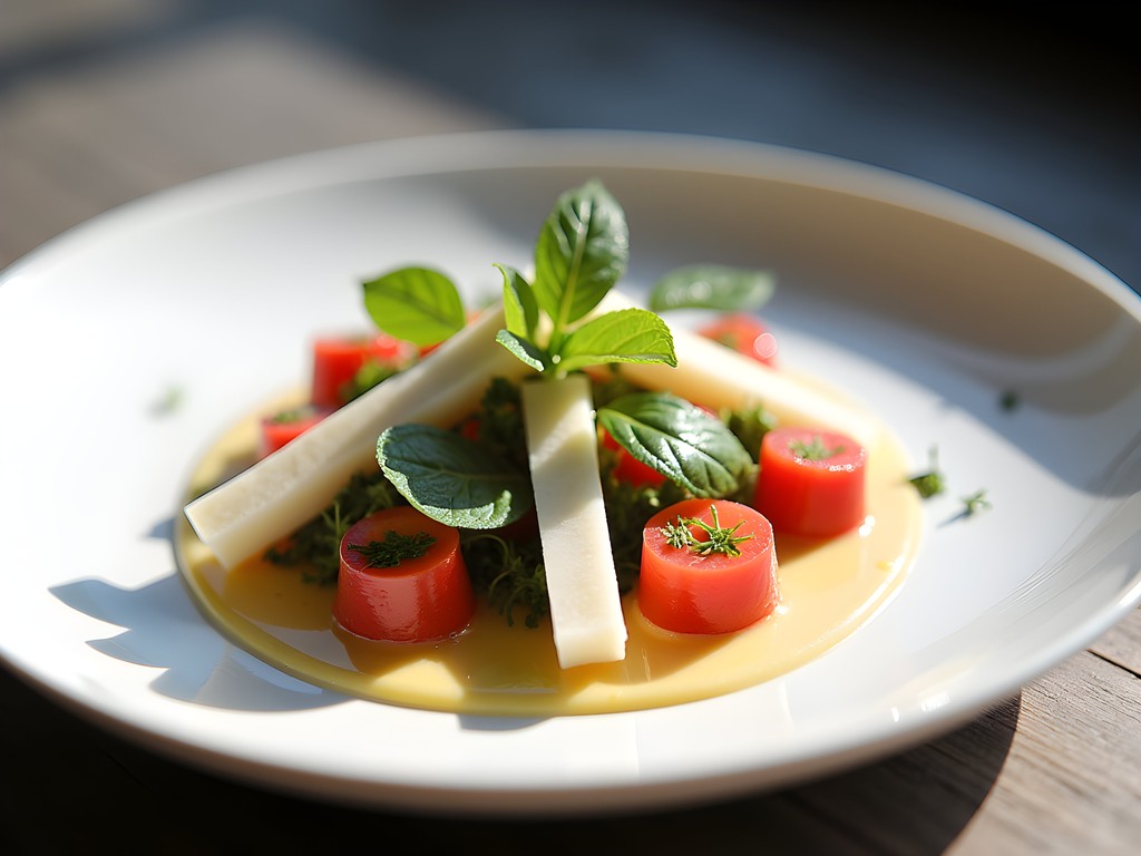 Modern interpretation of traditional Swiss cuisine plated with precision at Maison Manesse in Zurich