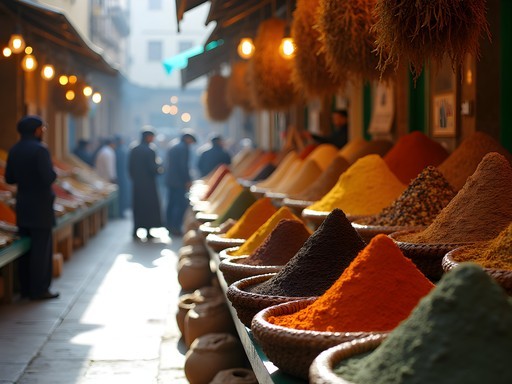 Traditional spice and medicinal herb market in the Medina of Annaba
