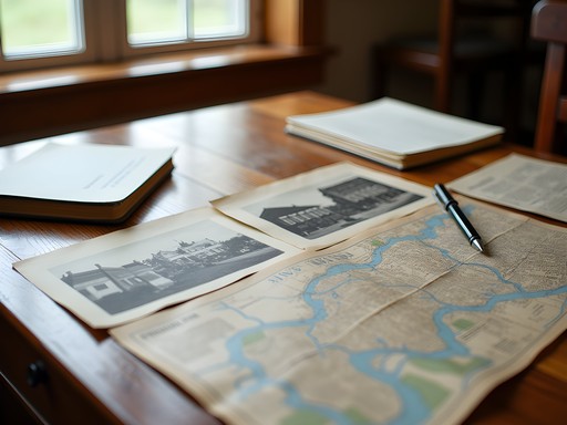 Researching Auburn's civil rights history with maps and historical documents