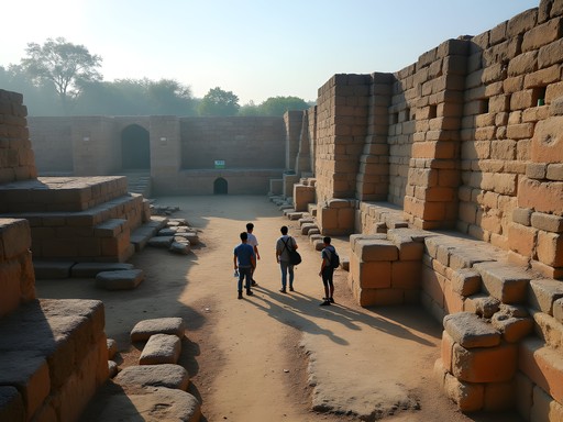 Historical research at Bangalore Fort with ancient military architecture