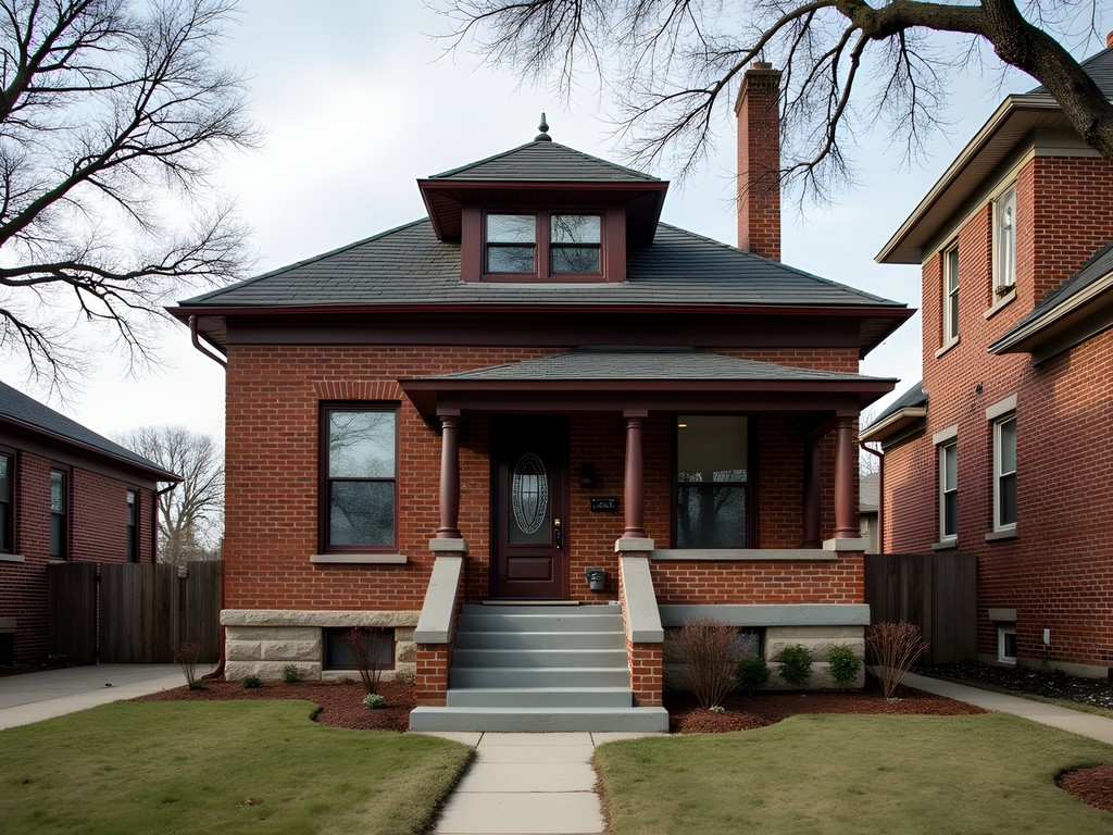 Brick house where Capone's mother lived on Cicero-Chicago border