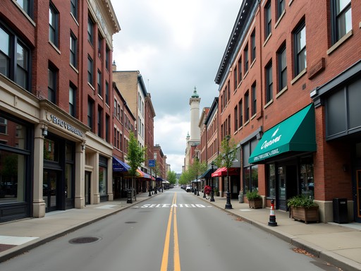 Modern view of Cicero Avenue showing former speakeasy locations