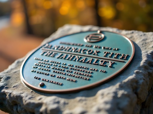 Historical marker on Dover's Heritage Trail describing indigenous history