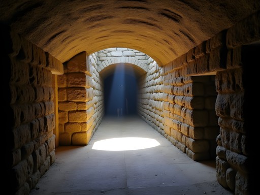 Mysterious underground chambers of Gilmerton Cove in Edinburgh