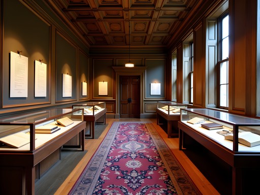 Historic Writers' Museum in Edinburgh displaying Scottish literary artifacts