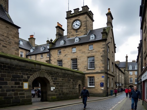 Historic Canongate Tolbooth building housing The People's Story Museum
