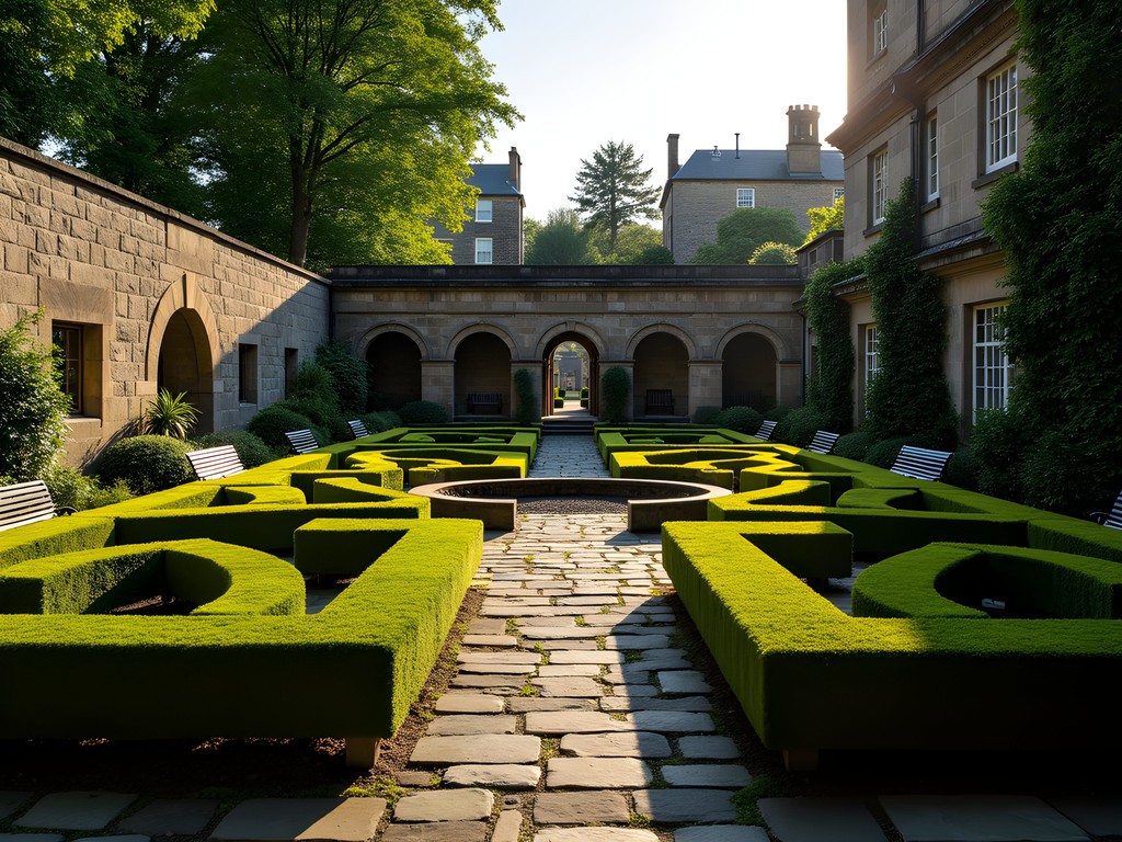 Hidden formal garden off Edinburgh's Royal Mile