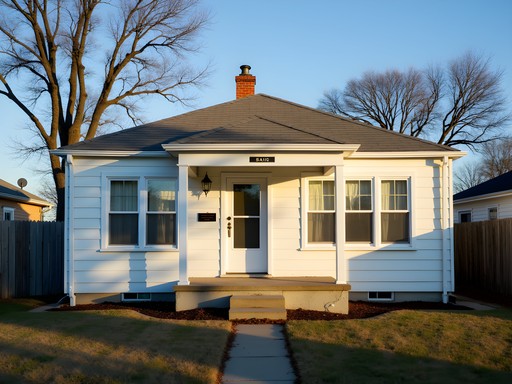 Modest childhood home of Michael Jackson and the Jackson 5 in Gary, Indiana