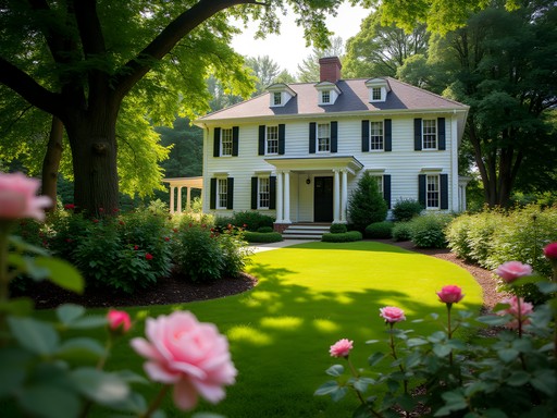 Victorian garden at Hazelwood Historic House Museum in Green Bay