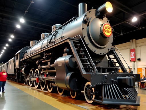 Union Pacific Big Boy locomotive at the National Railroad Museum in Green Bay
