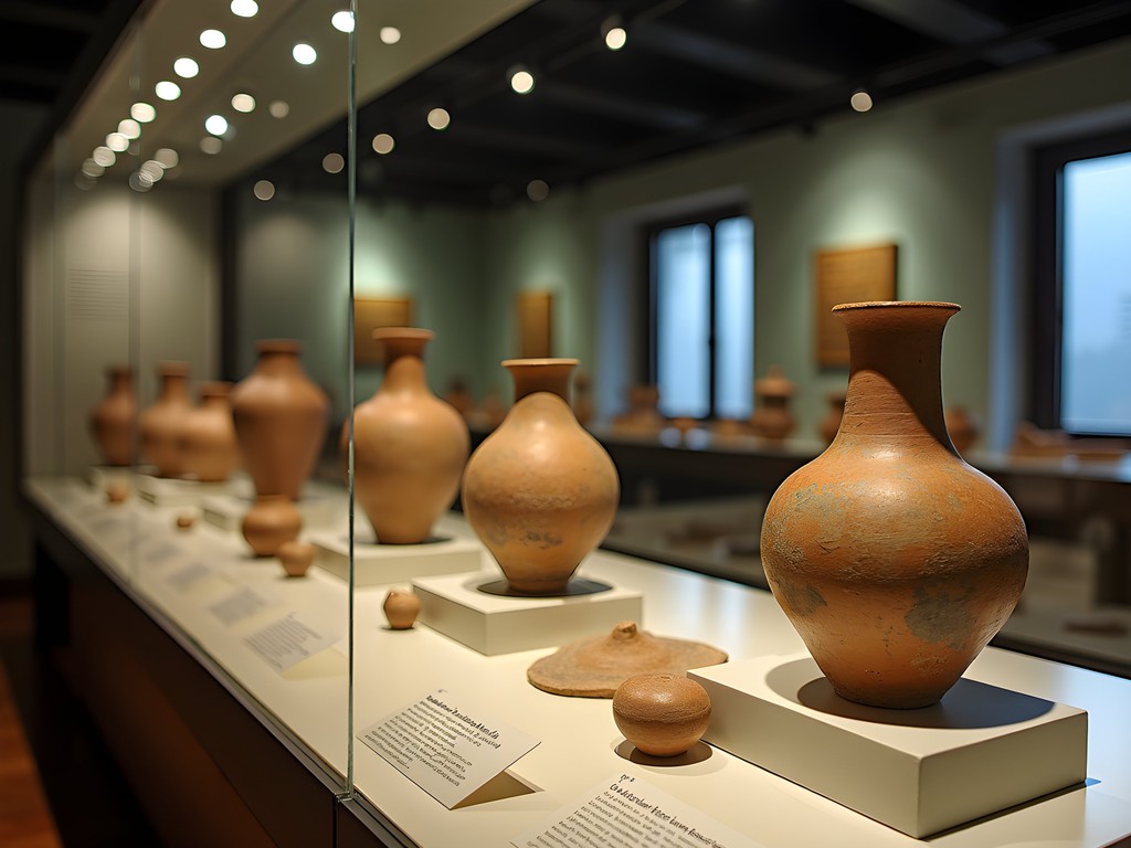 Pre-Columbian artifacts displayed in Guayaquil's Municipal Museum
