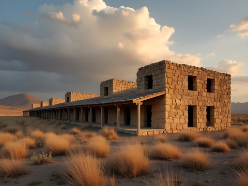 Historic British colonial buildings in Sheikh mountain town, Somaliland