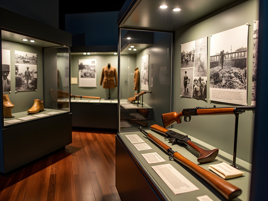 World War II exhibit at the Solomon Islands National Museum in Honiara