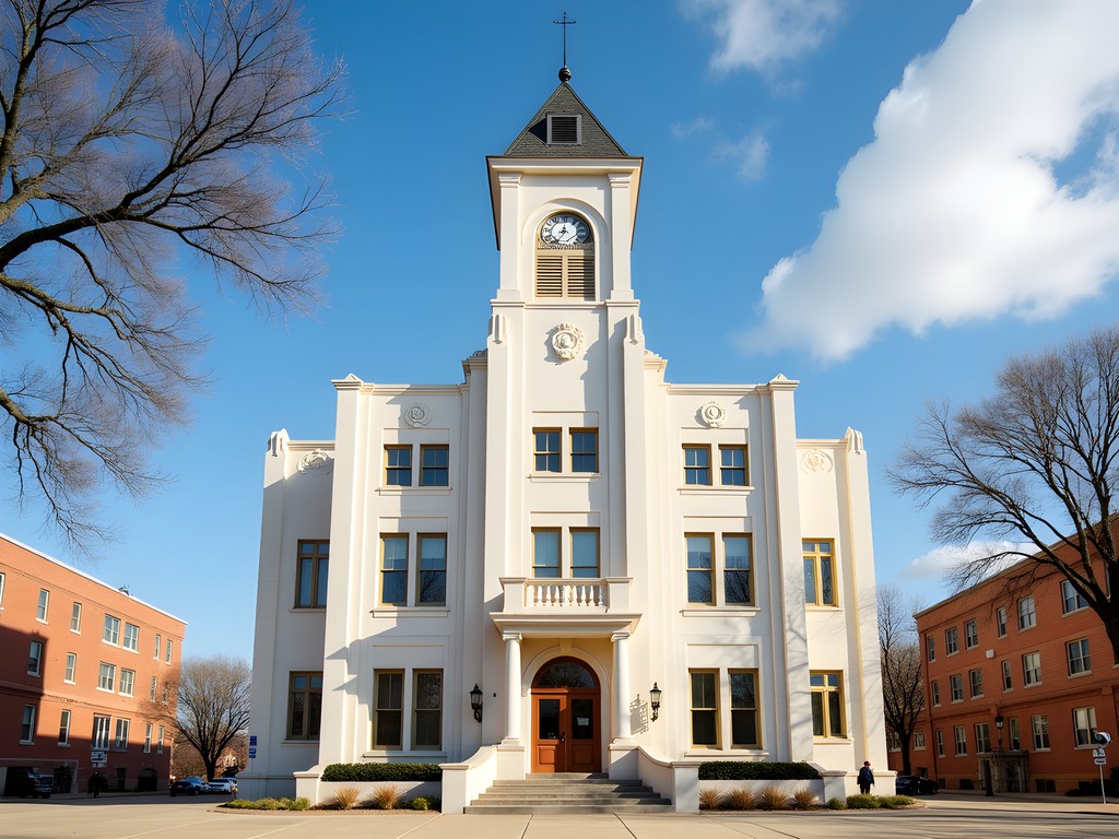 Historic Jackson County Courthouse in Independence Square Missouri