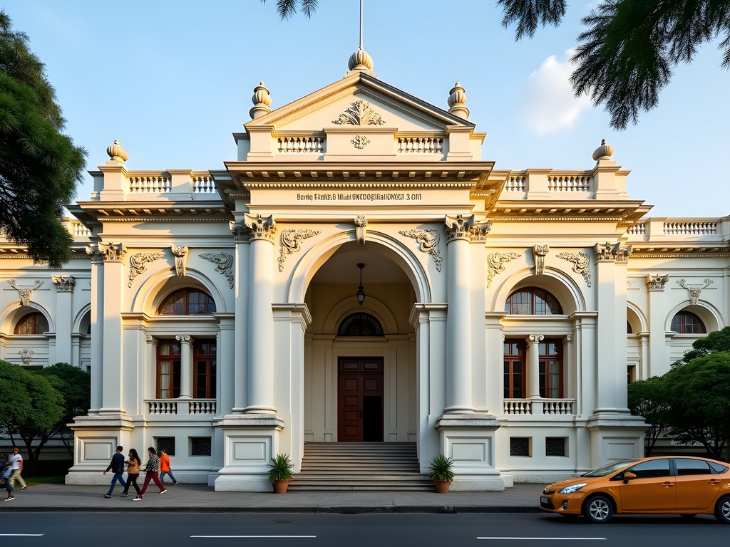Bank Indonesia Museum showcasing Dutch colonial architectural adaptations to tropical climate