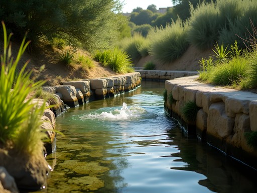 Couples gathering at the ancient Elisha's Spring in Jericho