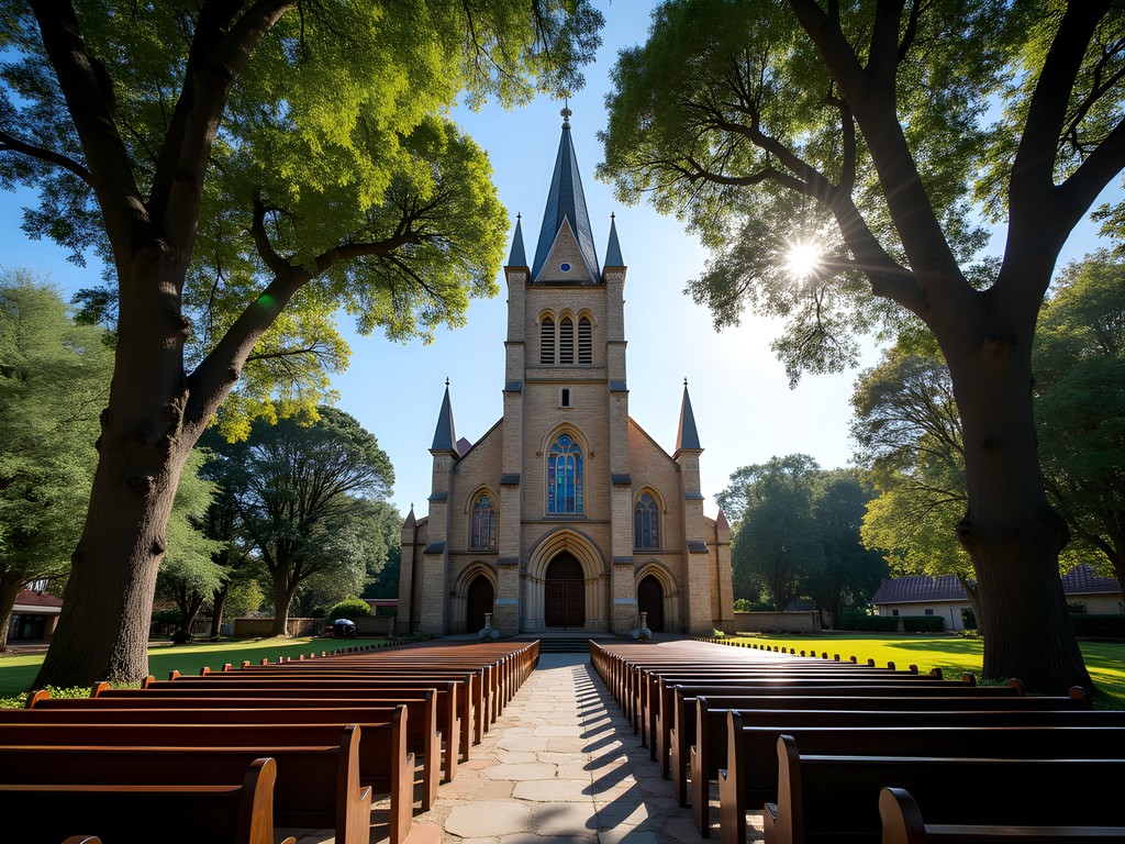 St. John's Anglican Cathedral in Mutare with Gothic architecture