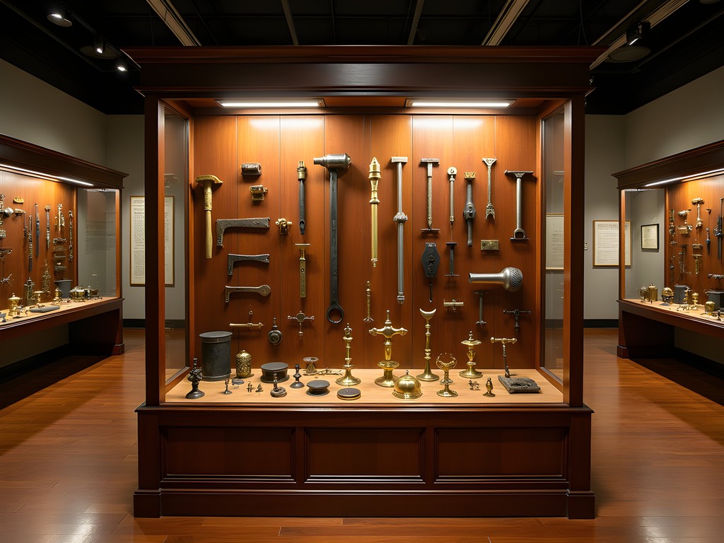 Historic tool display at New Britain Industrial Museum