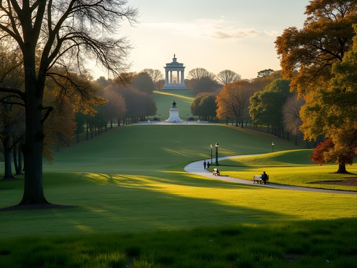 Frederick Law Olmsted designed landscape at Walnut Hill Park