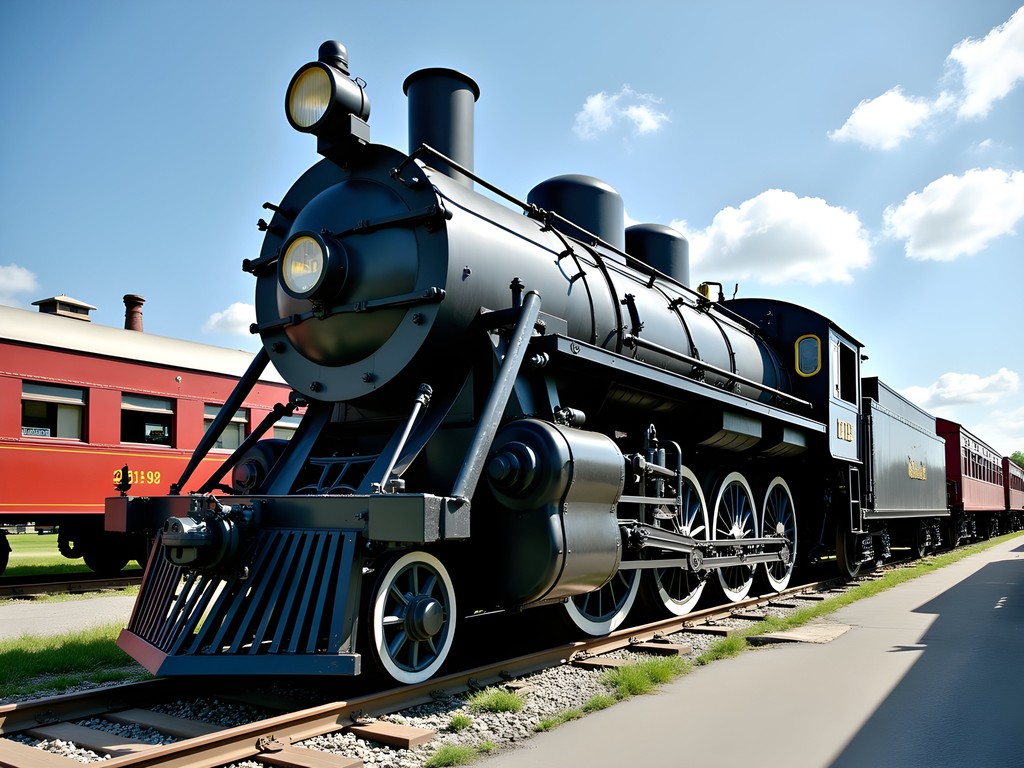 Vintage locomotives at Reading Railroad Heritage Museum