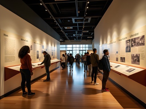 Modern visitor center at Josiah Henson Park with interpretive exhibits about the life of Reverend Josiah Henson