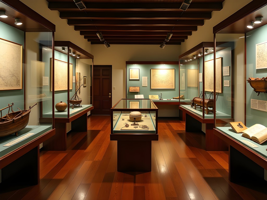 Colonial artifacts display at the Museum of Antigua and Barbuda