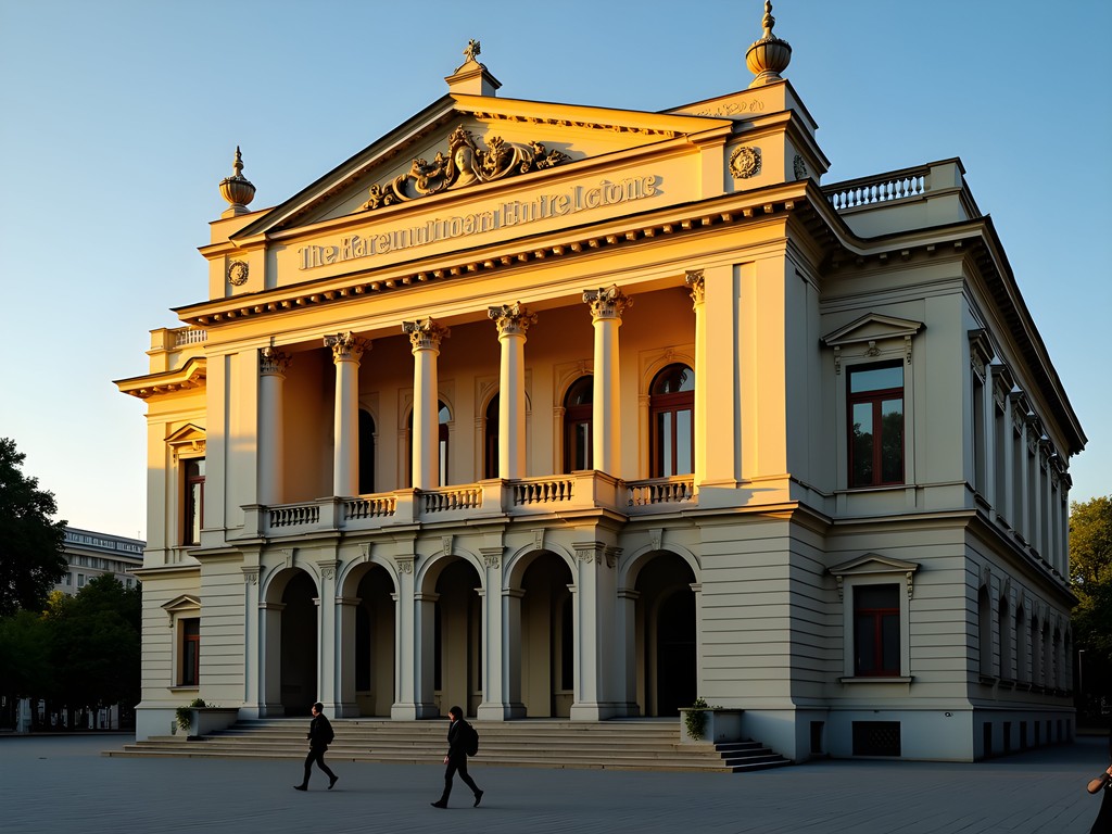 The historic Opera House in Timisoara where revolutionary leaders addressed crowds in 1989