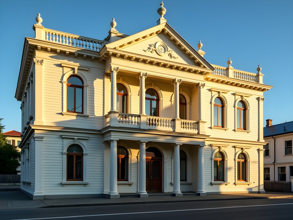 Historic Old Government Buildings in Wellington with colonial architecture